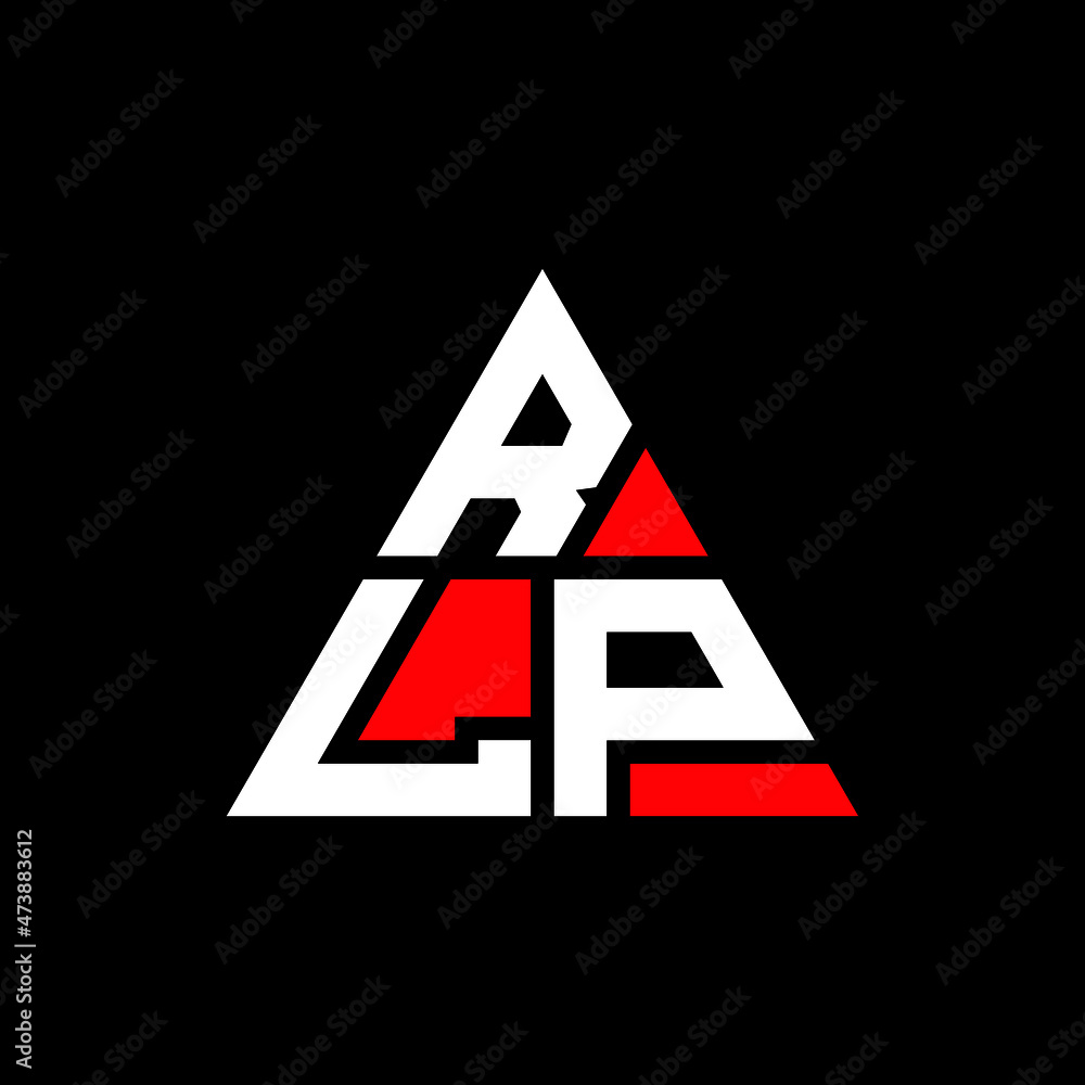Rlp Signs RLP triangle letter logo design with triangle shape. RLP triangle logo ...