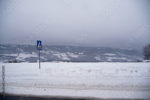 crosswalk snow