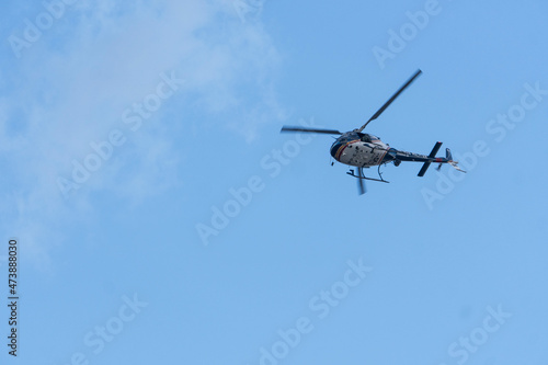 helicopter in action minas gerais police