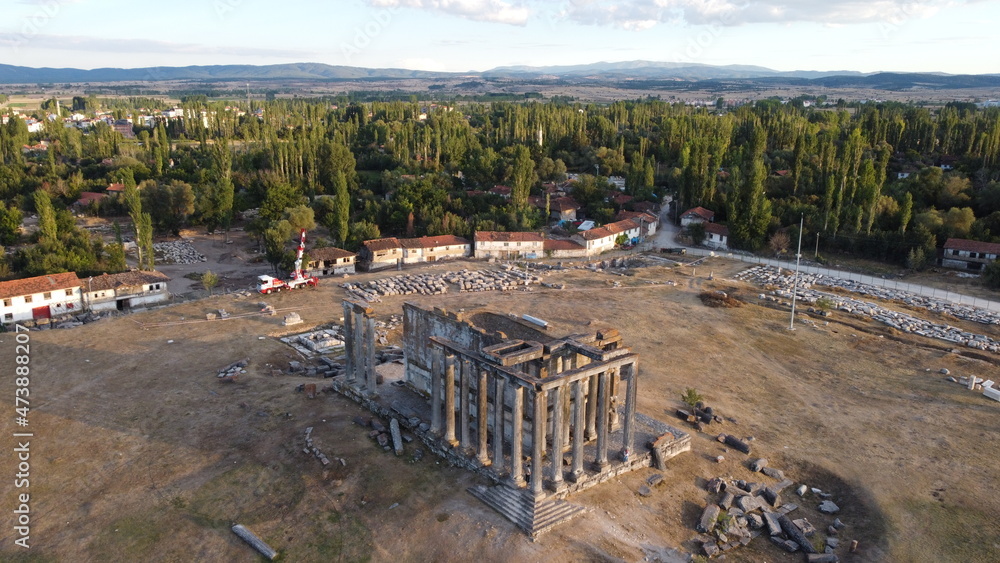 Obraz premium Aizanoi Antique City in Kutahya Province