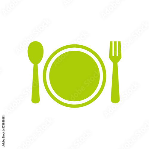restaurant icon logo template symbol