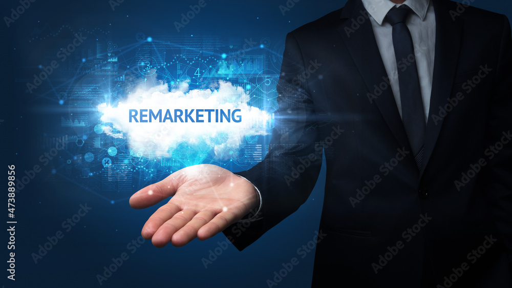 Hand of Businessman holding motivational message Hand of Businessman holding motivational message