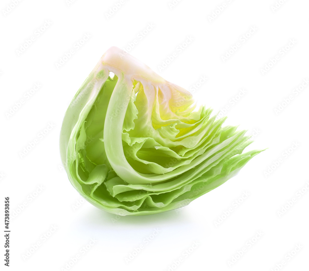 Fresh cabbage isolated on white background. Fresh cabbage isolated on white background.