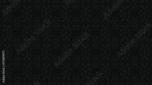 Dark ethnic seamless pattern template