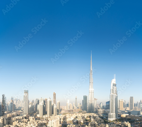 Urban Skyline and cityscape in Dubai UAE. © Eugene
