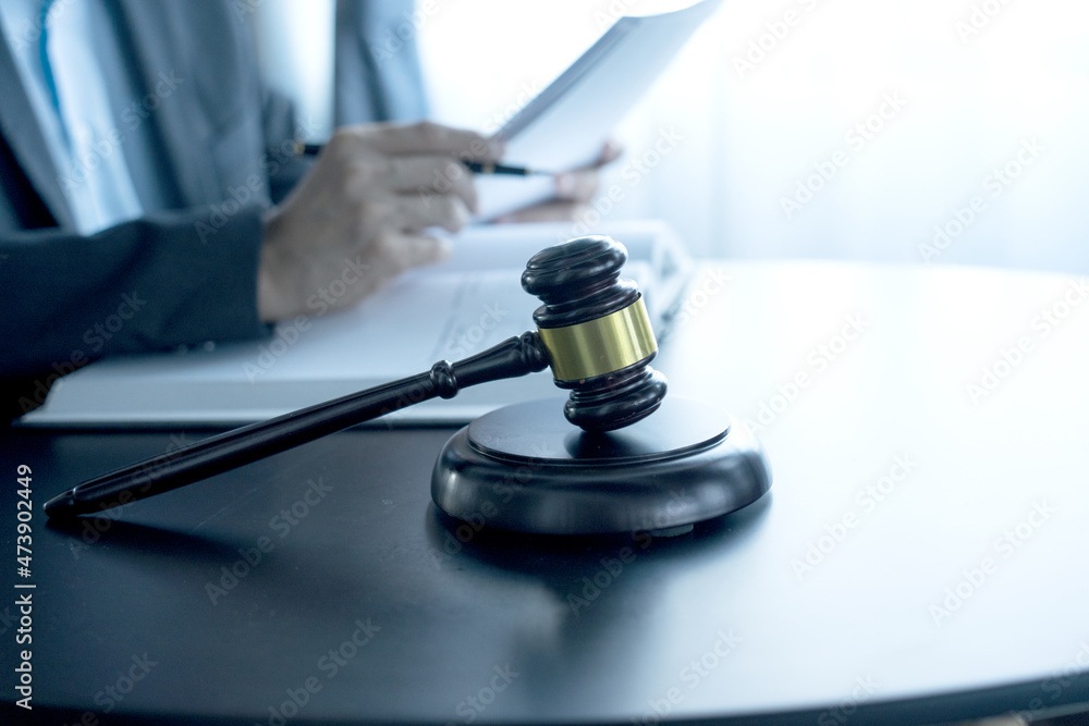 On the lawyer's desk On the lawyer's desk