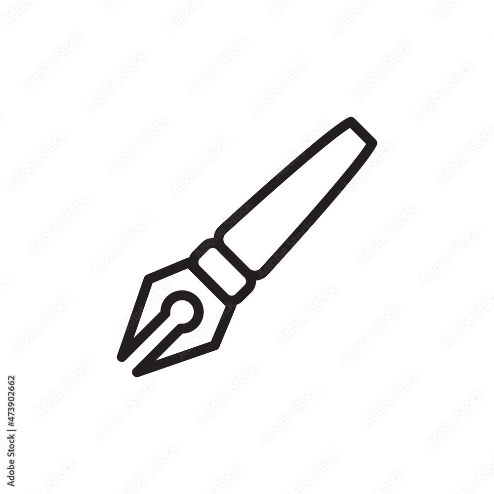 fountain pen icon vector design templates fountain pen icon vector design templates
