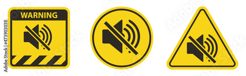 Do not make a loud noise. No speaker. No sound icon
