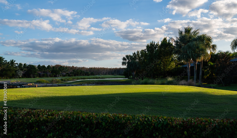 Nice golf course in Bonita Springs, Florida
