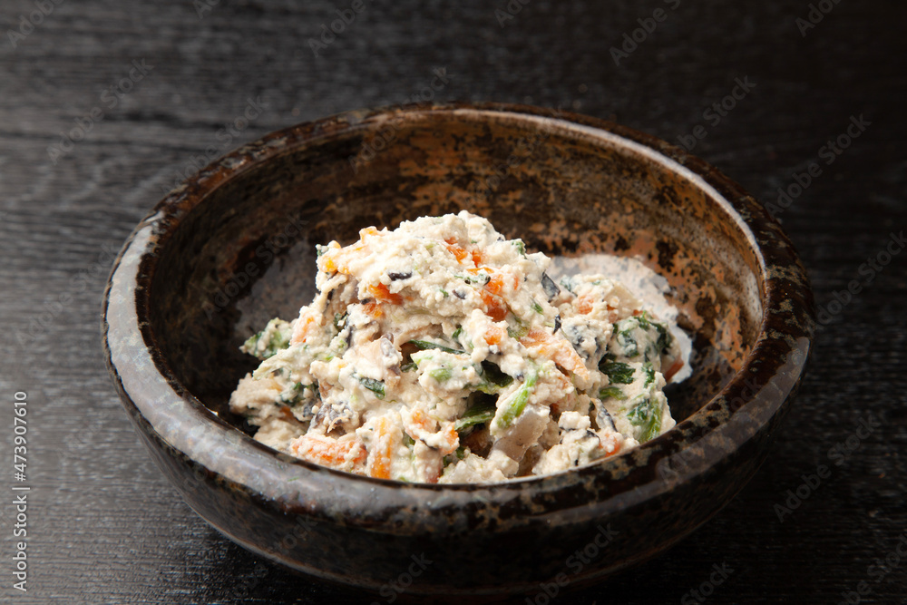 ほうれん草の白和え