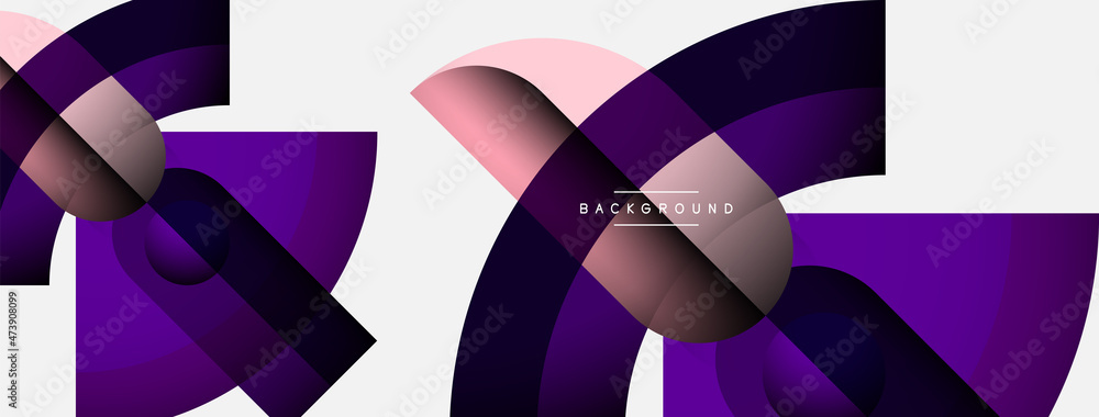 Trendy shapes, color minimal design composition, lines and shadows for wallpaper banner background or landing page Trendy shapes, color minimal design composition, lines and shadows for wallpaper banner background or landing page
