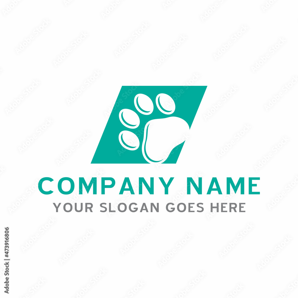Obraz premium pets care logo , veterinary logo