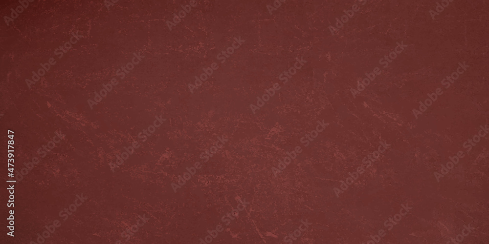 Fototapeta premium Horizontal red, dark background for portrait or food photography. Panoramic studio backdrop. Monochromatic screen. Artistic banner, texture and grunge graphic design. Free copy space. Floating frame. 
