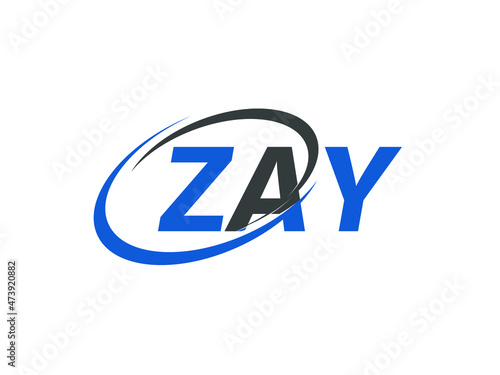 ZAY letter creative modern elegant swoosh logo design Free Download ZAY letter creative modern elegant swoosh logo design - GFXLoad