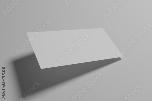 Blank invitation card, email signature, ticket, envelope paper mockup