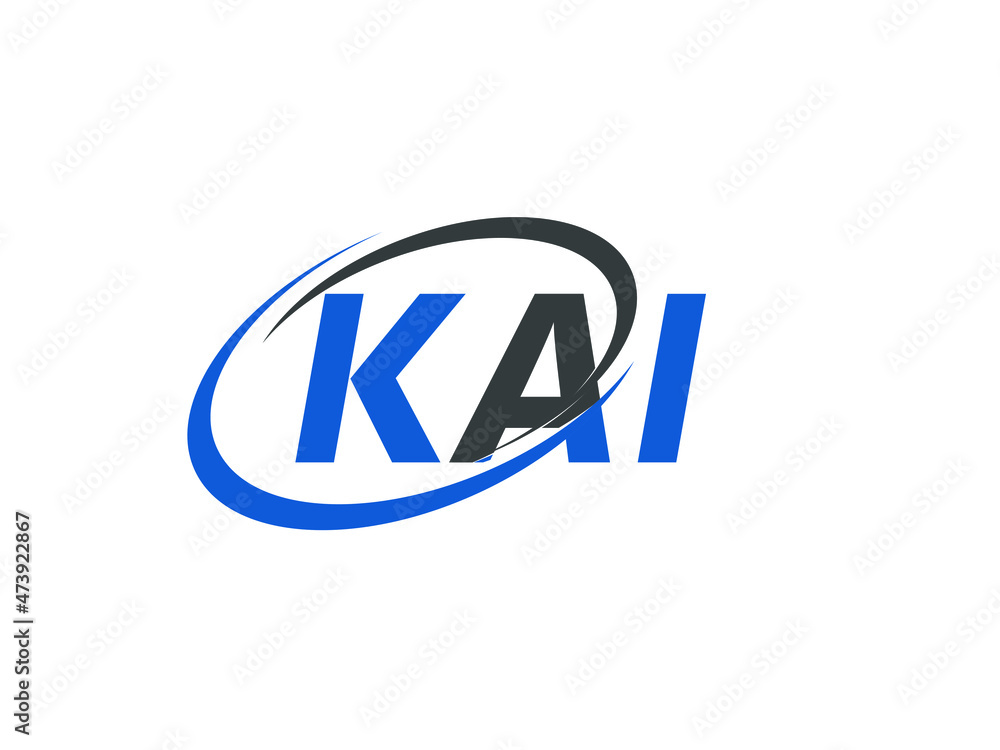 KAI letter creative modern elegant swoosh logo design KAI letter creative modern elegant swoosh logo design