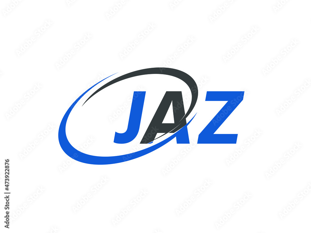 JAZ letter creative modern elegant swoosh logo design JAZ letter creative modern elegant swoosh logo design
