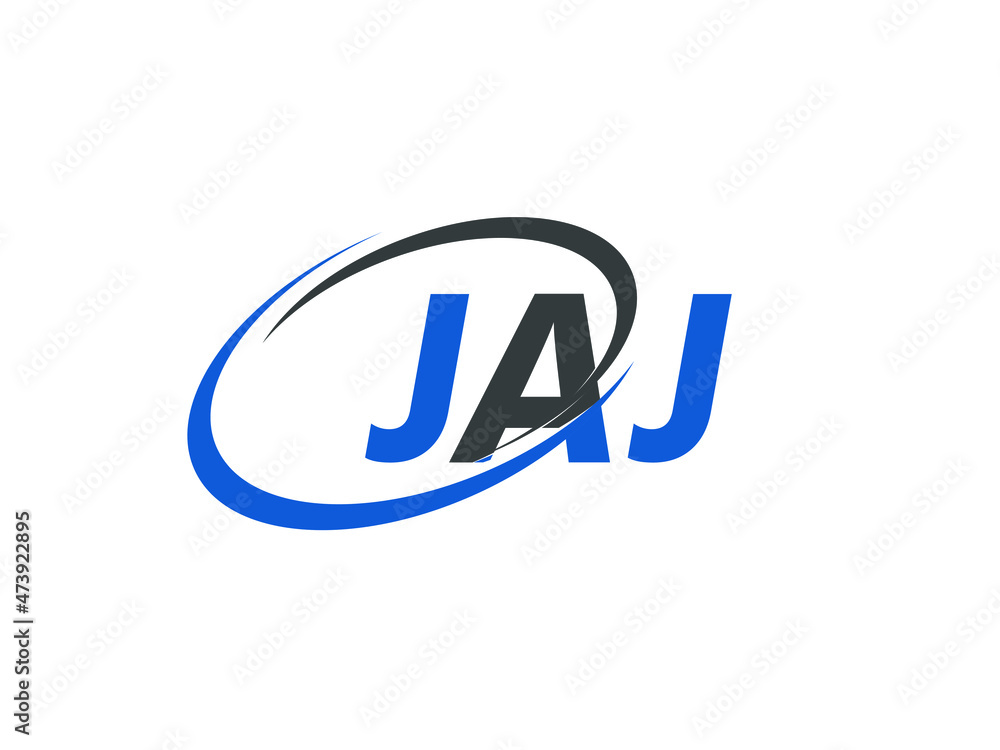 JAJ letter creative modern elegant swoosh logo design JAJ letter creative modern elegant swoosh logo design