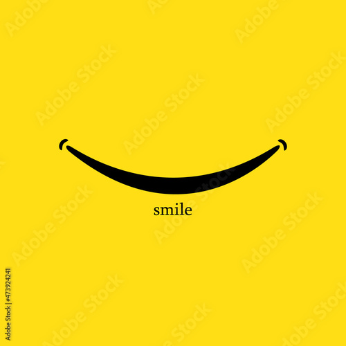 Smile icon design template