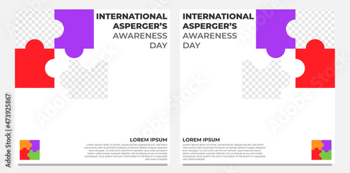 international aspergers awareness day social media post