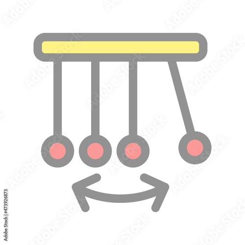Pendulum Filled light Vector Icon Design