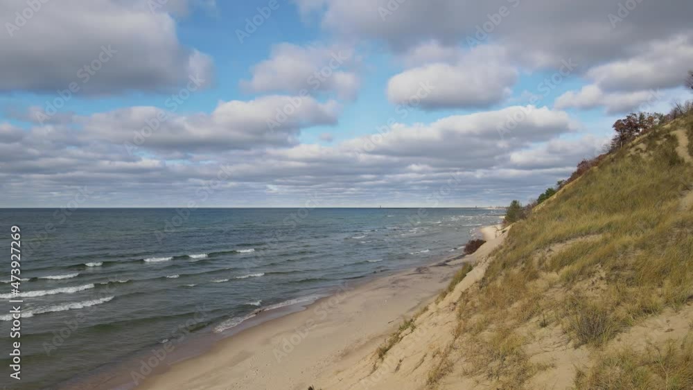 Tracking forward across the Lakeshore in Muskegon, Mi. Tracking forward across the Lakeshore in Muskegon, Mi.