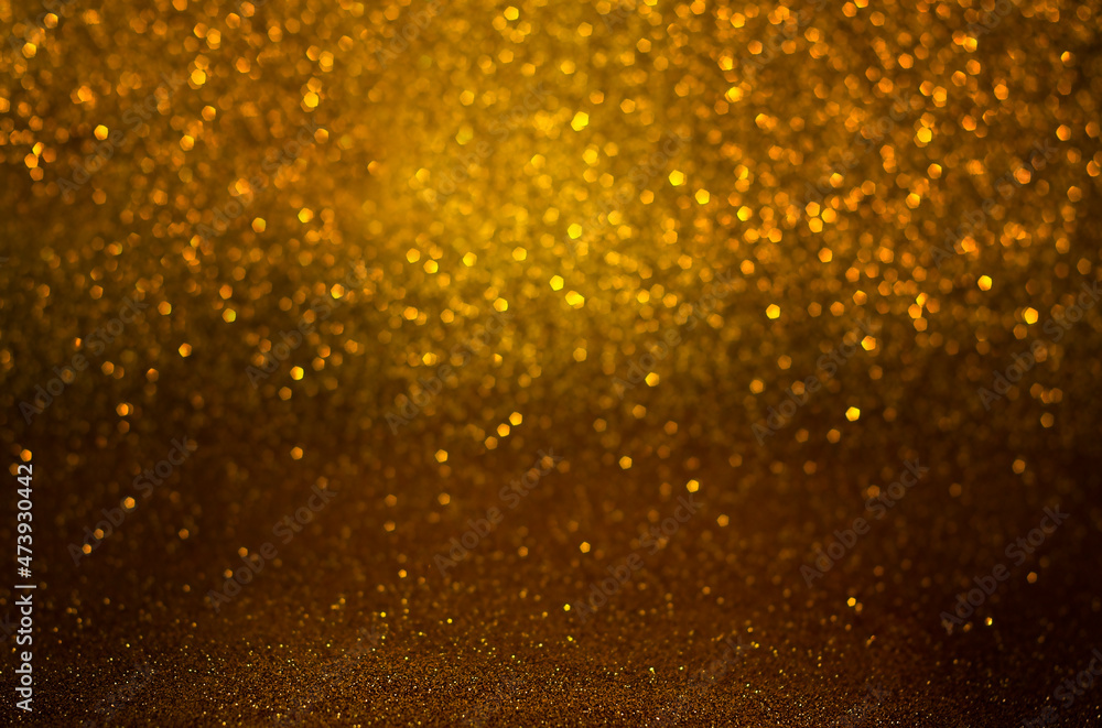 abstract mixed background. Golden glitter