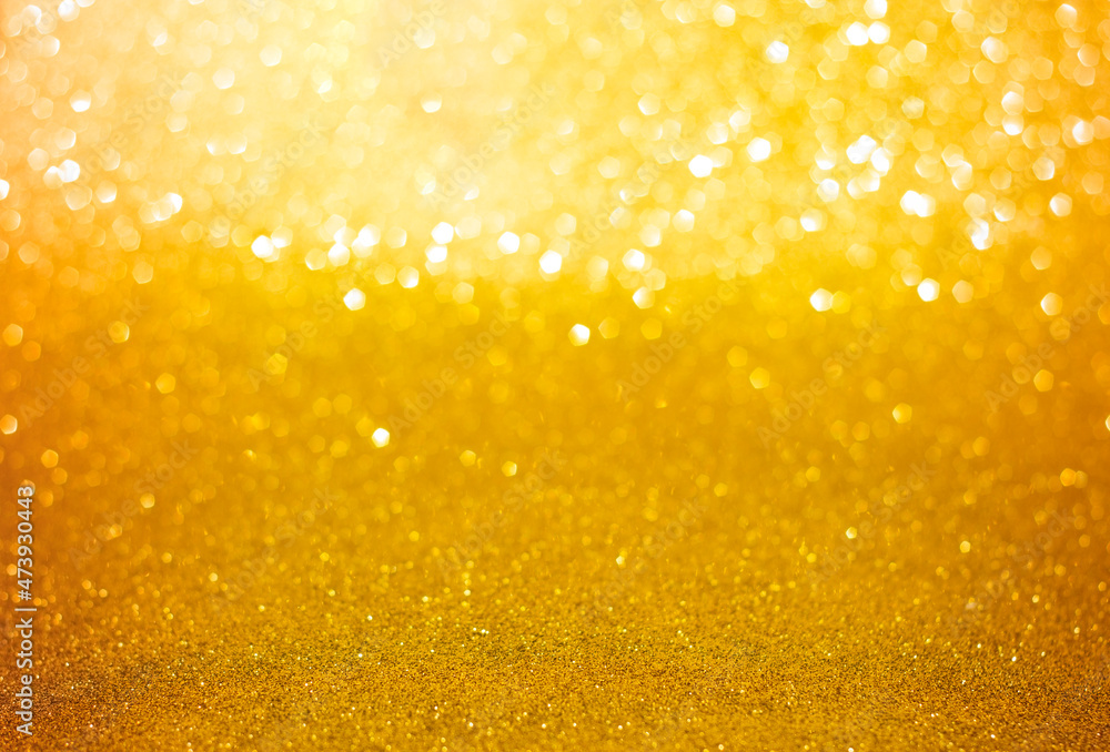 abstract gold glitter. Festive background