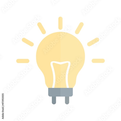 Idea  Flat Light Vector Icon Design