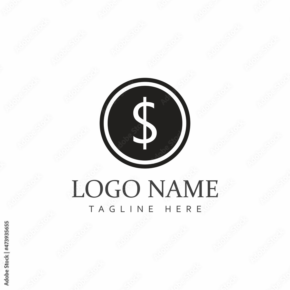 Digital Money logo vector template Digital Money logo vector template