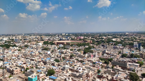 Aerial view of Jodhpur city, Rajasthan, India © Thana