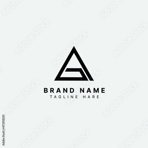 A Logo Design vector with black color