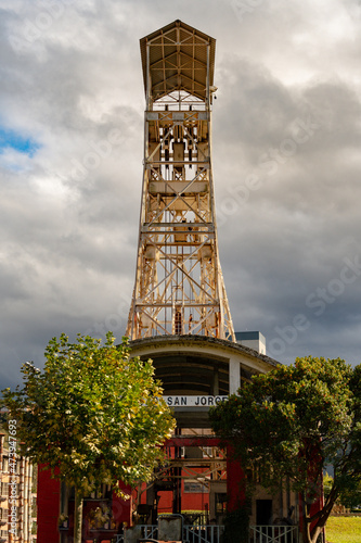 San Jorge mining shaft tower photo