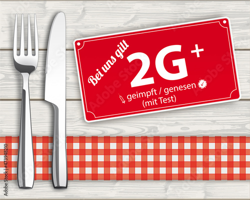 2G Plus Regel in Restaurants