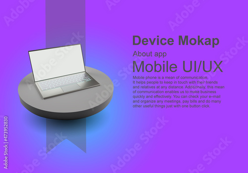 Mobile ui/ux. Electronic ga...