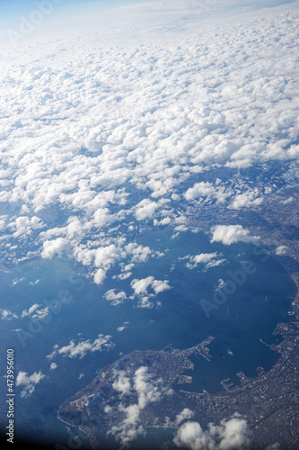 上空からの函館山