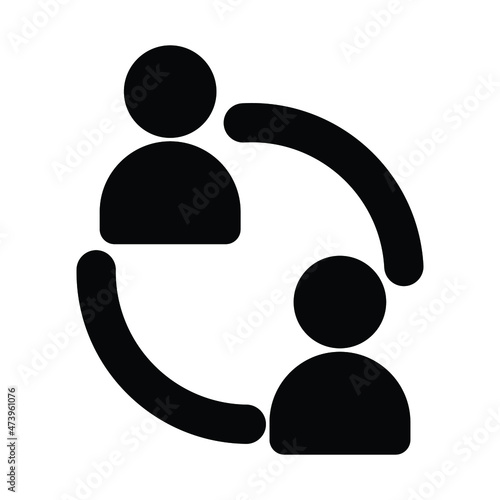 Networking Vector icon which is suitable for commercial work and easily modify or edit it

