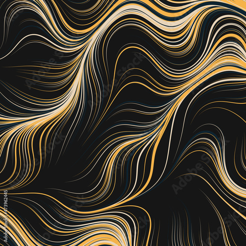 Abstract Perlin Noise Geometric Pattern generative computational art illustration