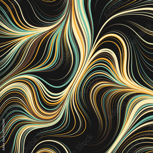 Abstract Perlin Noise Geometric Pattern generative computational art illustration
