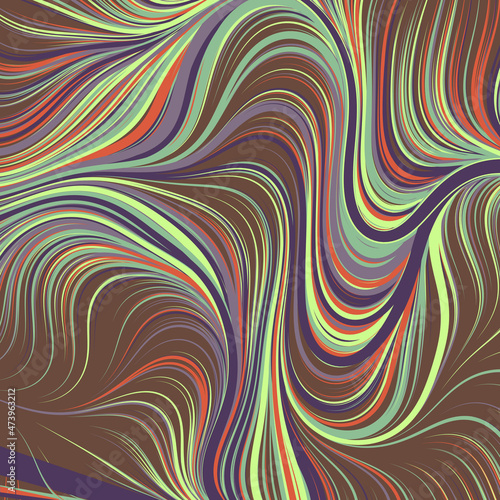 Abstract Perlin Noise Geometric Pattern generative computational art illustration