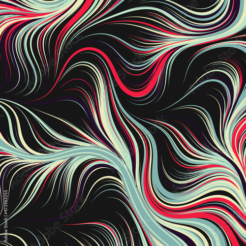 Abstract Perlin Noise Geometric Pattern generative computational art illustration