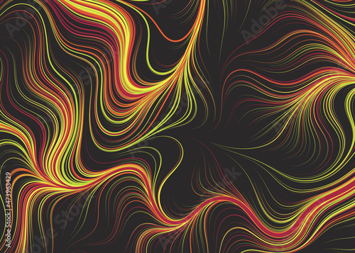 Abstract Perlin Noise Geometric Pattern generative computational art illustration