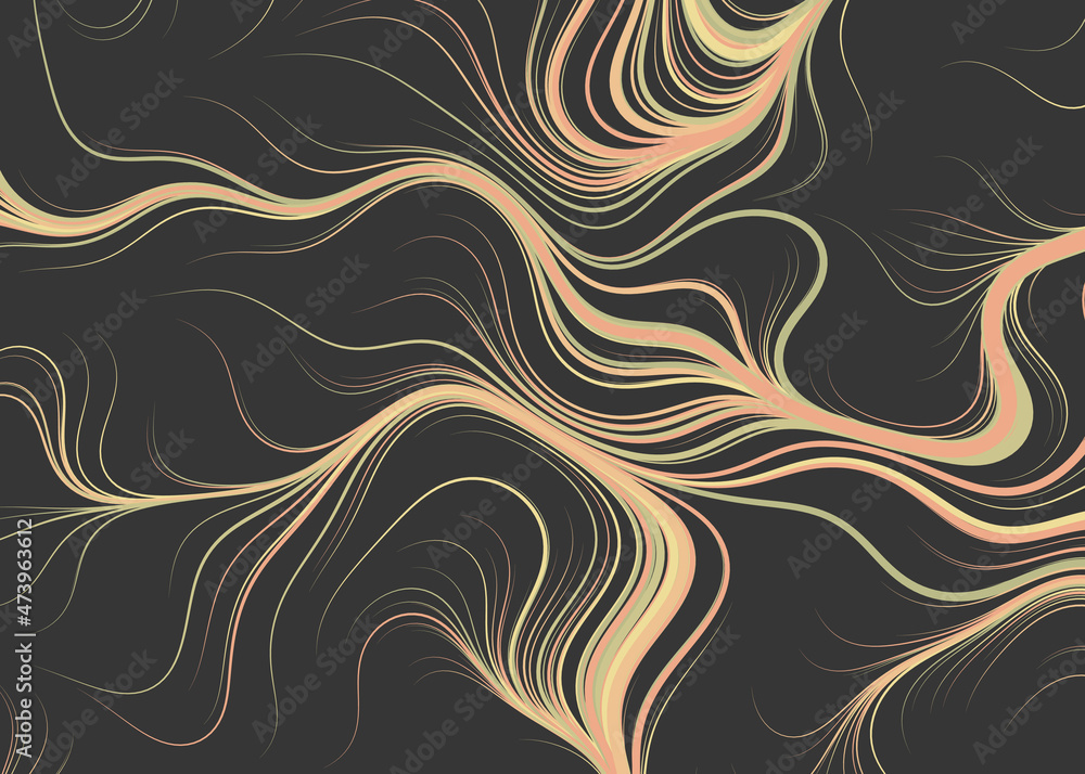 Fototapeta premium Abstract Perlin Noise Geometric Pattern generative computational art illustration