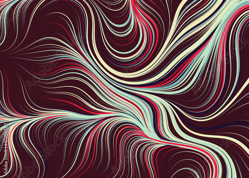 Abstract Perlin Noise Geometric Pattern generative computational art illustration
