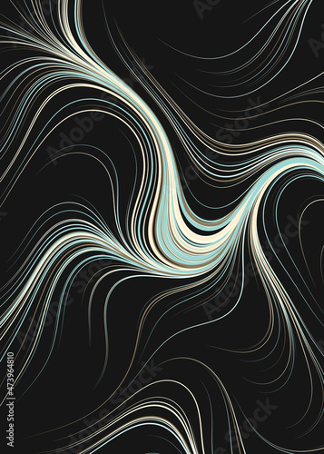 Abstract Perlin Noise Geometric Pattern generative computational art illustration