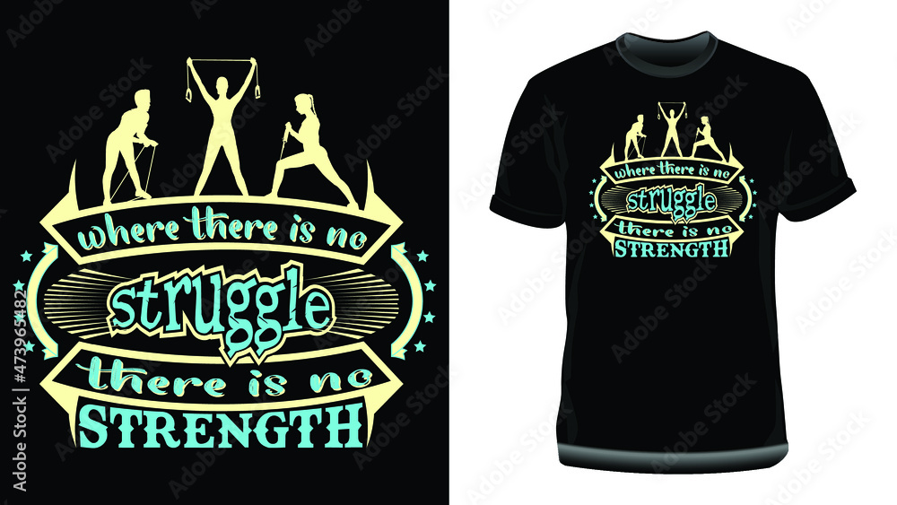 Where There is no Struggle, There is no Strength. Inspirational Quotes