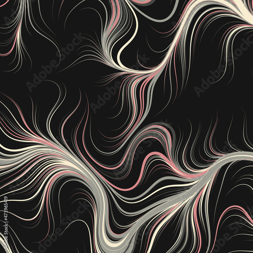 Abstract Perlin Noise Geometric Pattern generative computational art illustration