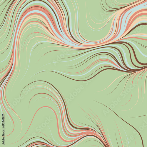 Abstract Perlin Noise Geometric Pattern generative computational art illustration