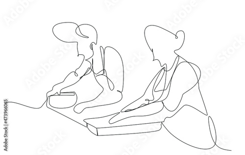 group working together in the workplace. teamwork in a restaurant kitchen