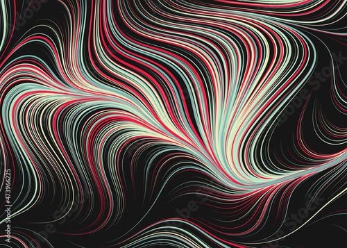 Abstract Perlin Noise Geometric Pattern generative computational art illustration